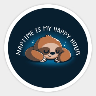 Cute Funny Lazy Sloth Quote Animal Lover Artwork Sticker